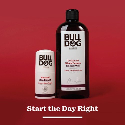 Bulldog Black Pepper & Vetiver Natural Roll-On Deodorant thumbnail 2