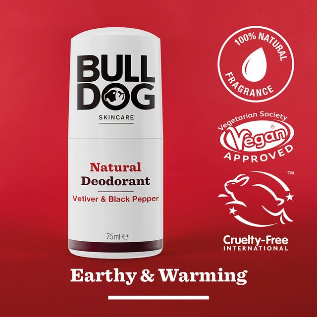 Bulldog Black Pepper & Vetiver Natural Roll-On Deodorant thumbnail 3