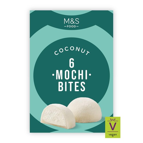 M&S 6 Coconut Mochi Bites thumbnail 2