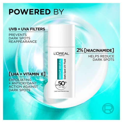 L'Oreal Paris Bright Reveal Day UV Lot.SPF50 B50 thumbnail 2