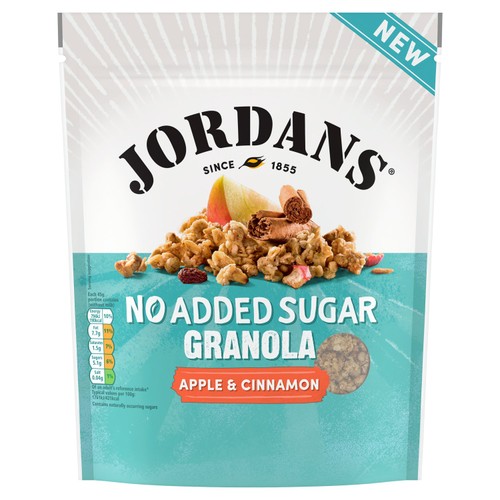 Jordans No Added Sugar Apple & Cinnamon Granola Breakfast Cereal thumbnail 2