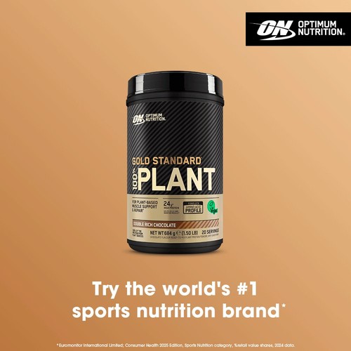 Optimum Nutrition Gold Standard 100% Plant Protein Powder Chocolate thumbnail 2