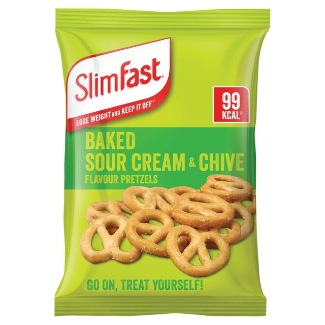 SlimFast Snack Bag Sour Cream & Chive Pretzel