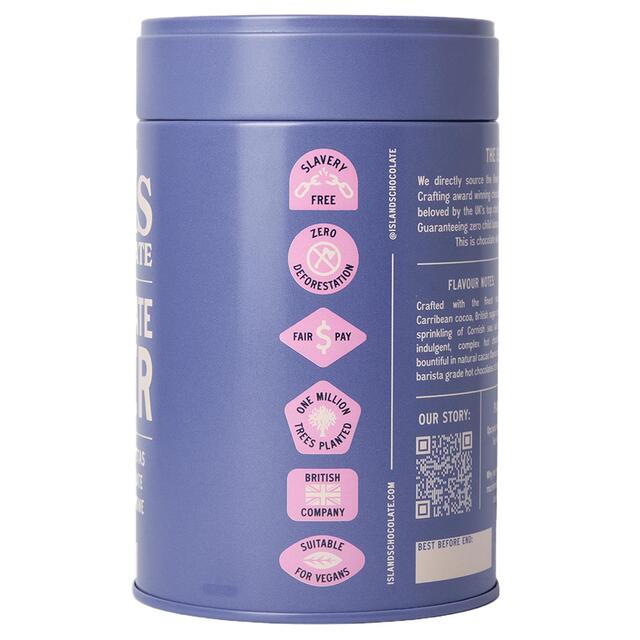 Islands Chocolate 45% Hot Chocolate Powder Tin thumbnail 3