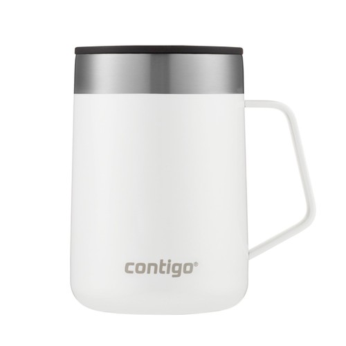 Contigo Streeterville Salt White Stainless Steel Desk Mug