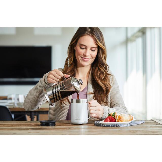 Contigo Streeterville Salt White Stainless Steel Desk Mug thumbnail 3