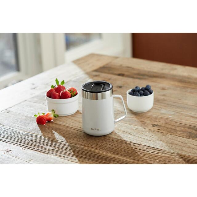 Contigo Streeterville Salt White Stainless Steel Desk Mug thumbnail 5