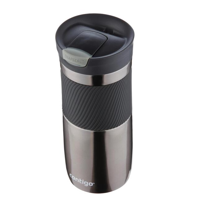Contigo Byron Gunmetal Grey Stainless Steel Travel Mug thumbnail 2