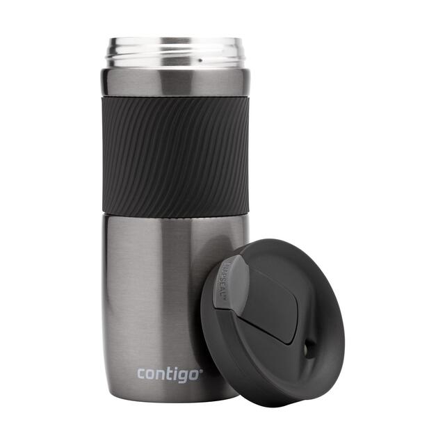 Contigo Byron Gunmetal Grey Stainless Steel Travel Mug thumbnail 3
