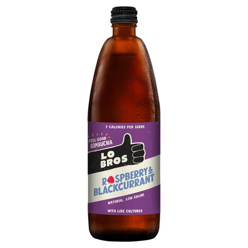 Lo Bros Kombucha - Raspberry & Blackcurrant