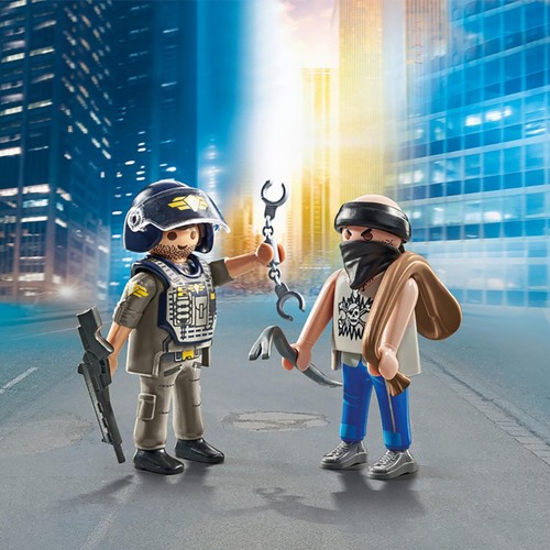 PLAYMOBIL 71505 Tactical Police with Thief DuoPack thumbnail 2