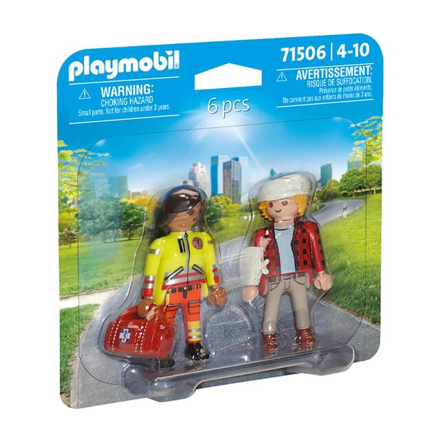 PLAYMOBIL 71506 Medic with Injured Person DuoPack thumbnail 4