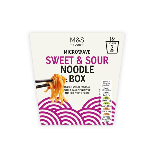 M&S Sweet & Sour Noodle Box
