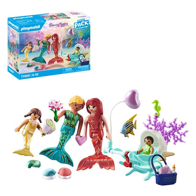 Playmobil 71469 Princess Magic, Mermaids Family Starter Pack