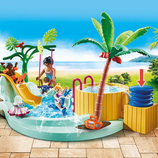PLAYMOBIL 71529 My Life, Children's Pool with Whirlpool Promo Pack thumbnail 2