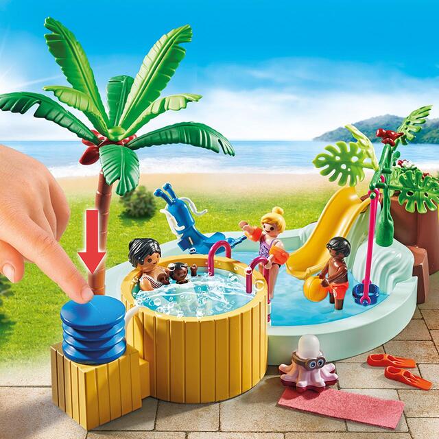 PLAYMOBIL 71529 My Life, Children's Pool with Whirlpool Promo Pack thumbnail 4