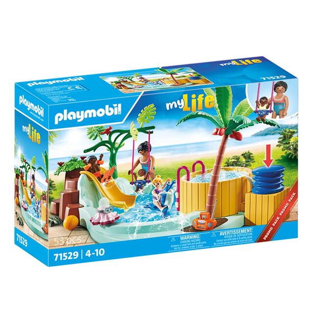 PLAYMOBIL 71529 My Life, Children's Pool with Whirlpool Promo Pack thumbnail 7