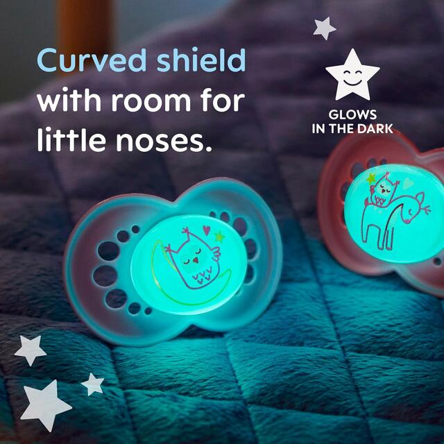 MAM Night Astro 16+m Soother 2pk thumbnail 2