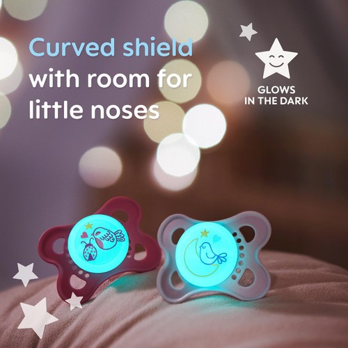 MAM Night 0-6m Soother 2pk thumbnail 4