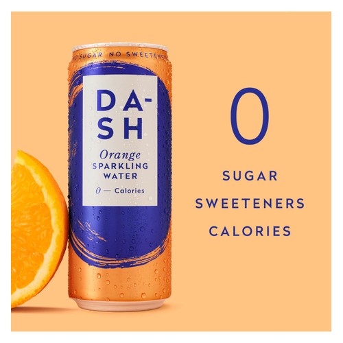 DASH Orange Infused Sparkling Water  thumbnail 4