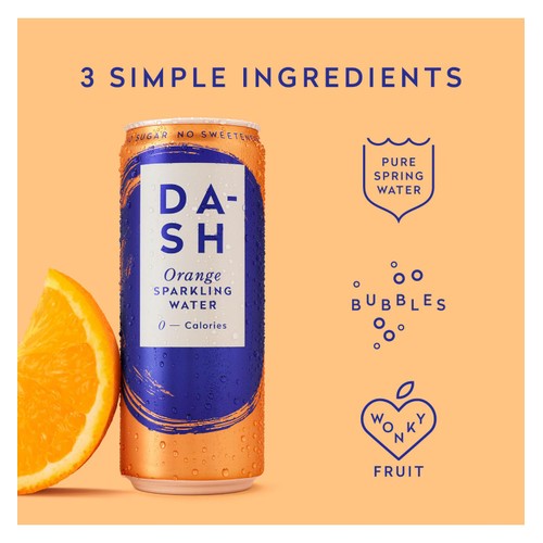 DASH Orange Infused Sparkling Water  thumbnail 5