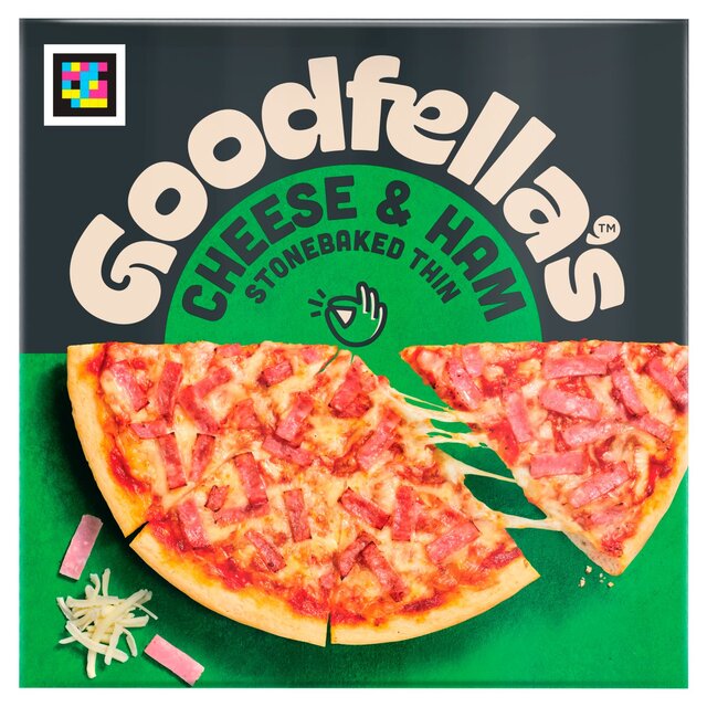 Goodfella's Stonebaked Thin Cheese & Ham Pizza