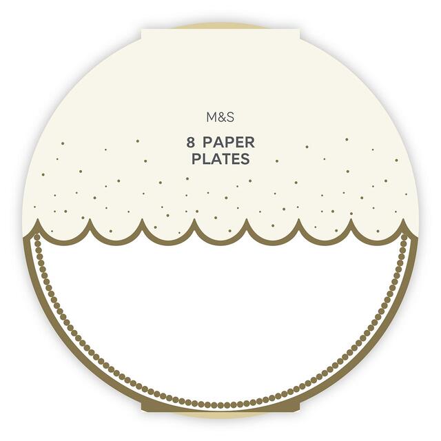 M&S White Paper Plates thumbnail 2