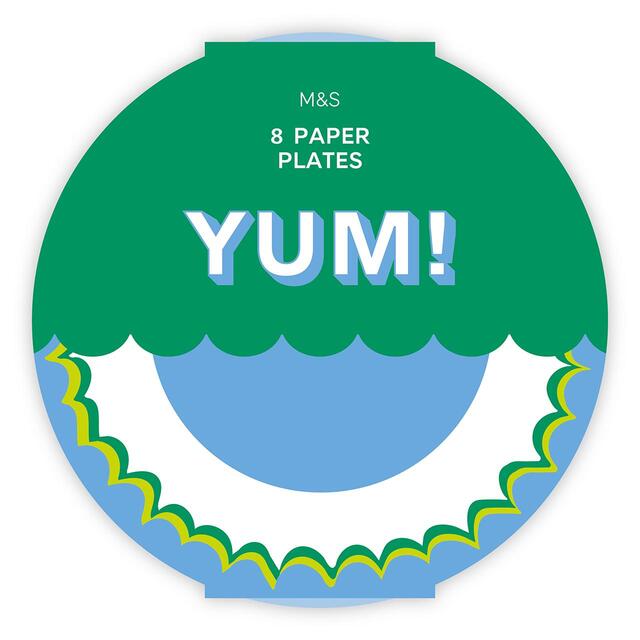 M&S Blue Paper Party Plates thumbnail 2