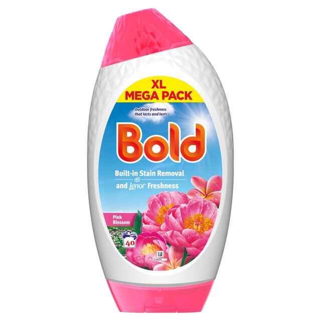 Bold 2In1 Washing Liquid Gel Pink Blossom 40 Washes thumbnail 2