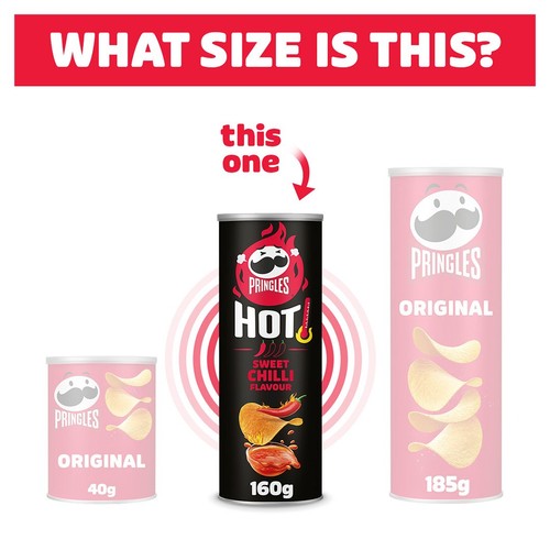 Pringles Hot Sweet Chilli Sharing Crisps thumbnail 5