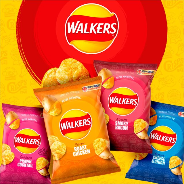 Walkers Meaty Variety Multipack Crisps thumbnail 3