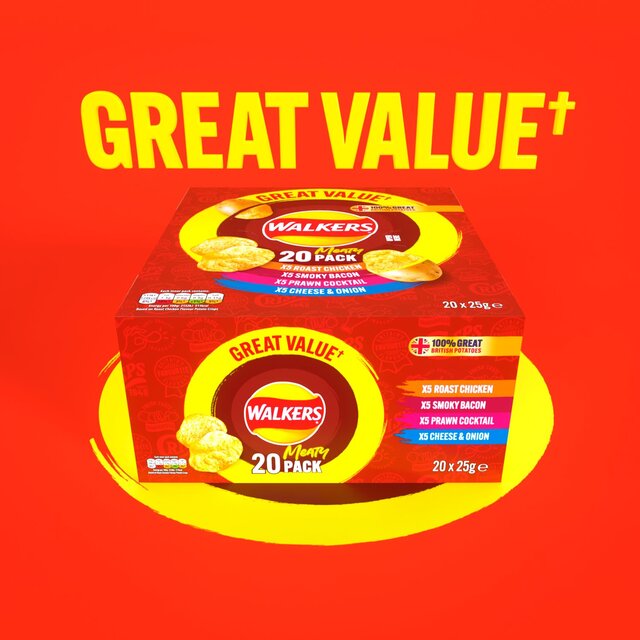 Walkers Meaty Variety Multipack Crisps thumbnail 8