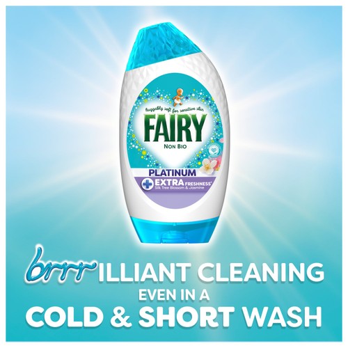 Fairy Non Bio Silk Tree Blossom Washing Liquid Gel 38 Washes thumbnail 3