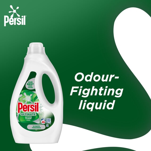 Persil Ultimate Active Clean Bio Laundry Washing Detergent 46 Washes thumbnail 4