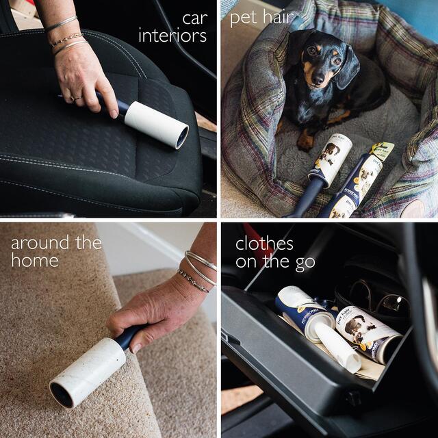 Korbond Pet Hair Lint Roller & Refill Set - 99 Sheets thumbnail 7