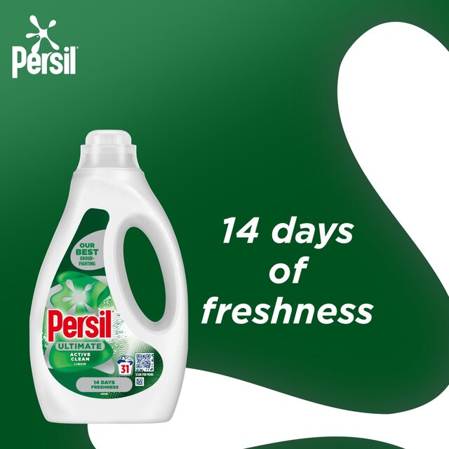 Persil Ultimate Active Clean Bio Laundry Washing Detergent 31 Washes thumbnail 5