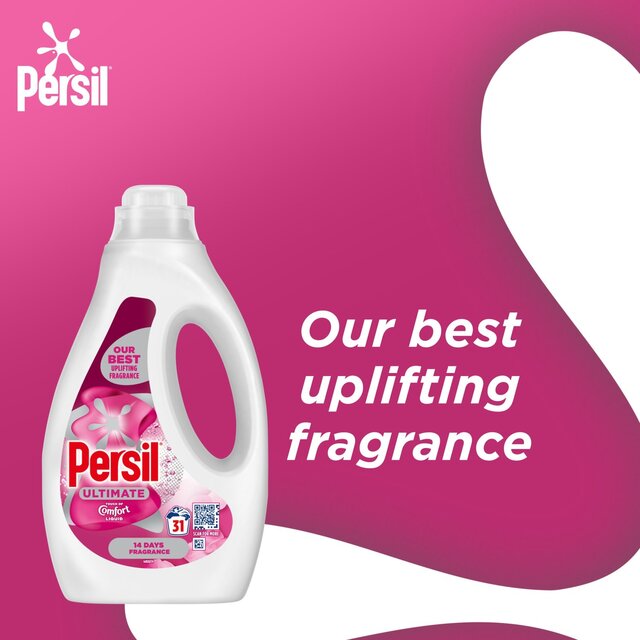 Persil Ultimate Touch of Comfort Bio Laundry Washing Detergent 31 Washes thumbnail 3