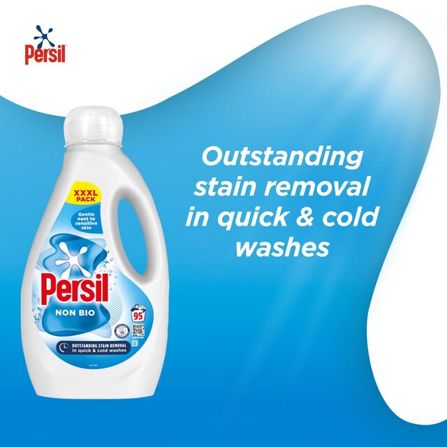 Persil Non Bio Liquid Laundry Washing Detergent 95 Washes thumbnail 3