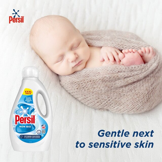 Persil Non Bio Liquid Laundry Washing Detergent 95 Washes thumbnail 4