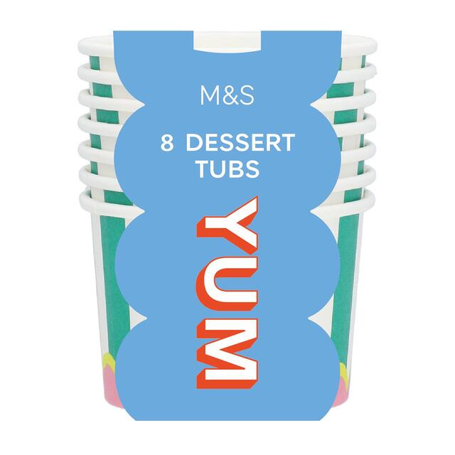 M&S Green Paper Dessert Tubs thumbnail 2