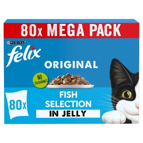 Felix Original Cat Food Fish Selection in Jelly Wet Cat Food thumbnail 9