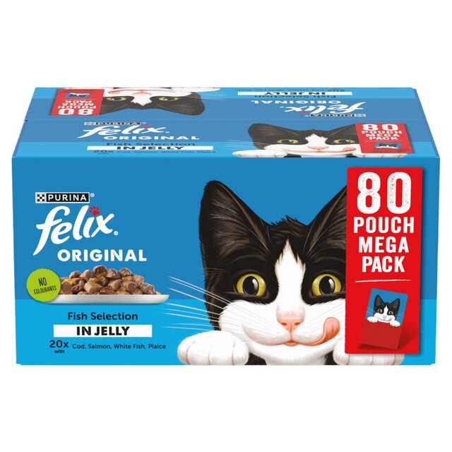 Felix Original Cat Food Fish Selection in Jelly Wet Cat Food thumbnail 2