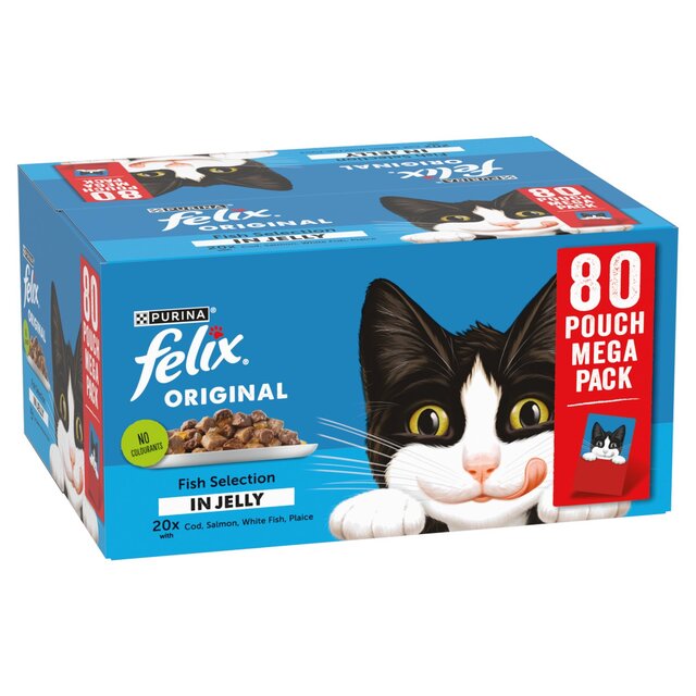 Felix Original Cat Food Fish Selection in Jelly Wet Cat Food thumbnail 3