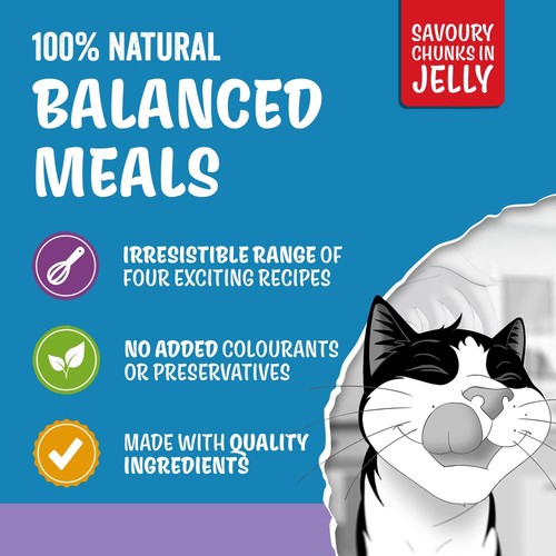 Felix Original Cat Food Senior Mixed Selection in Jelly Wet Cat Food thumbnail 3