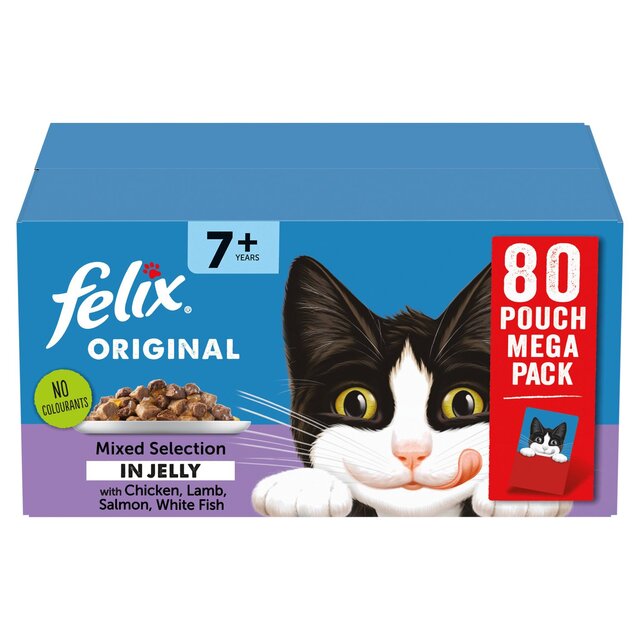 Felix Original Cat Food Senior Mixed Selection in Jelly Wet Cat Food thumbnail 6