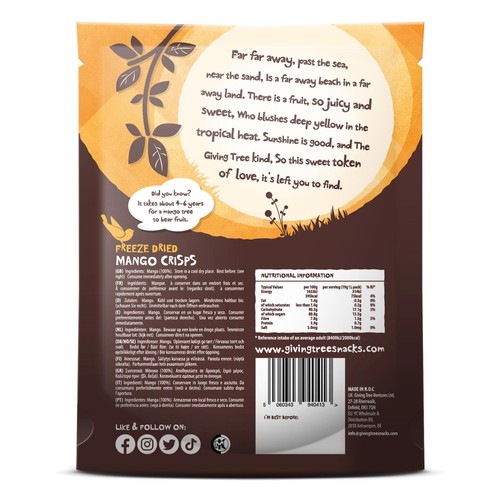 Giving Tree Freeze Dried Mango Crisps thumbnail 5