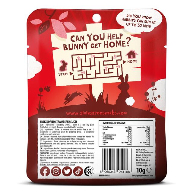 Giving Tree Freeze Dried Strawberry Crispies for Kids thumbnail 5