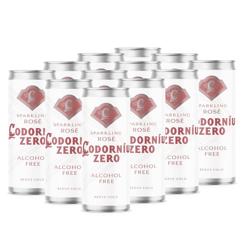 Codorniu Zero Sparkling Rose Alcohol Free Cans thumbnail 2