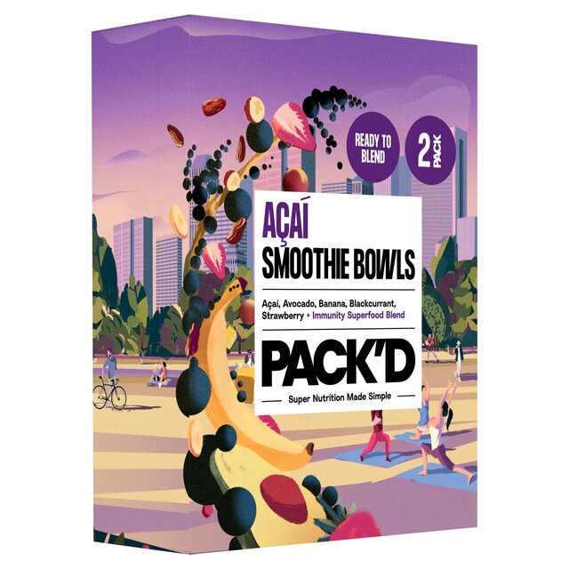 PACK'D Acai Immunity Smoothie Bowls thumbnail 2