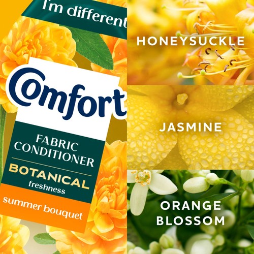 Comfort Botanical Fabric Conditioner Summer Bouquet 64 washes thumbnail 3